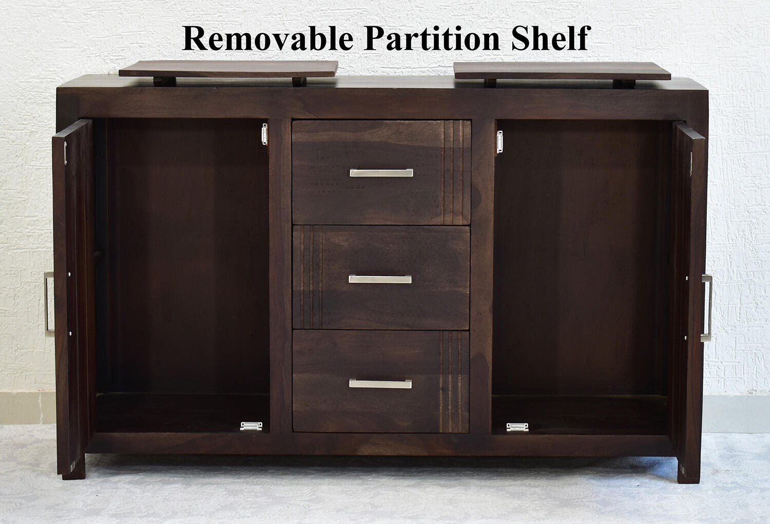 Ruth Multipurpose Cabinet - Dark Walnut - Image 5